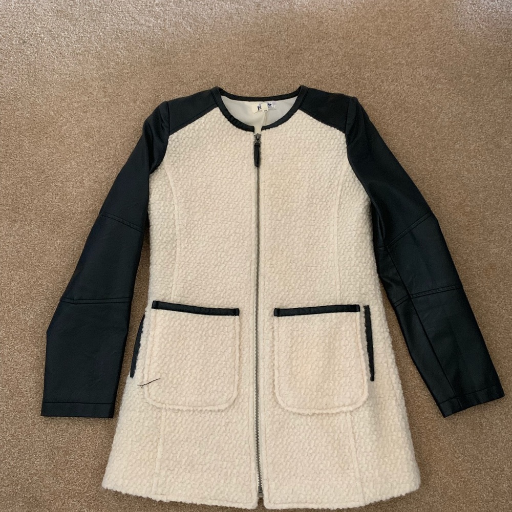 Cream and Black Jacket